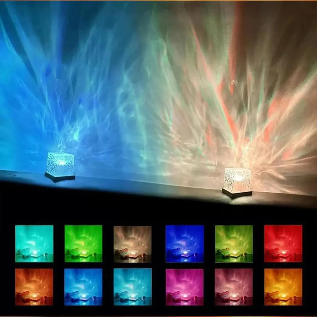 Deluxe Aura | Lámpara LED de 16 colores – Deluxe